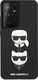 Karl Lagerfeld Karl Lagerfeld KLHCS21LSAKICKCBK S21 Ultra G998 czarny/black hardcase Saffiano Ikonik Karl&Choupette Head 3