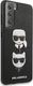 Karl Lagerfeld Karl Lagerfeld KLHCS21MSAKICKCBK S21+ G996 czarny/black hardcase Saffiano Ikonik Karl&Choupette Head 4