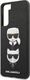 Karl Lagerfeld Karl Lagerfeld KLHCS21MSAKICKCBK S21+ G996 czarny/black hardcase Saffiano Ikonik Karl&Choupette Head 6