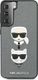 Karl Lagerfeld Karl Lagerfeld KLHCS21MSAKICKCSL S21+ G996 srebrny/silver hardcase Saffiano Ikonik Karl&Choupette Head 3