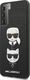 Karl Lagerfeld Karl Lagerfeld KLHCS21SSAKICKCBK S21 G991 czarny/black hardcase Saffiano Ikonik Karl&Choupette Head 2