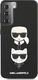 Karl Lagerfeld Karl Lagerfeld KLHCS21SSAKICKCBK S21 G991 czarny/black hardcase Saffiano Ikonik Karl&Choupette Head 3