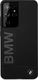 BMW Etui BMW BMHCS21LSLBLBK S21 Ultra G998 czarny/black hardcase Silicone M Collection Big Logo 1