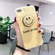 Gline Case Etui obudowa do Iphone XS Max - holder smile żółty 2