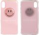 Gline Case Etui obudowa do Iphone XR - holder smile różowy 1