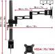 Duronic Uchwyt biurkowy na monitor 13" - 27" DM351X3 (60-OLCF-PHH0) 2