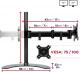 Duronic Stojak biurkowy na 2 monitory 13" - 27" (DM25D2) 3