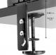 Duronic Uchwyt biurkowy na monitor 13" - 24" (DMDC5X1) 7