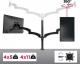 Duronic Uchwyt biurkowy na 4 monitory 15" - 27" DM454 (H5-J105-9RNY) 3
