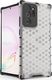Braders Etui z żelową ramką Honeycomb do Samsung Galaxy Note 20 przezroczysty 2