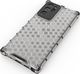 Braders Etui z żelową ramką Honeycomb do Samsung Galaxy Note 20 przezroczysty 4