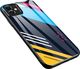Braders Etui nakładka ze szkła hartowanego Color Glass Case z osłoną na aparat do iPhone 11 wzór 2 1