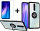 Braders Pancerne etui ring + szkło ochronne do Xiaomi Redmi 9 1