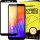Braders Szkło hartowane Full Glue na cały ekran z ramką do Huawei Y5p czarny 1