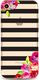 eCarla ETUI NA TELEFON IPHONE 5/5S - FLOWERS AND STRIPES ETUI16WZ13 1