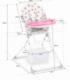 Ricokids Krzesełko do karmienia Eldo biało-różowy 1