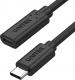 Kabel USB Unitek USB-C - USB-C 0.5 m Czarny (C14086BK) 1