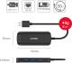HUB USB Unitek 1x RJ-45  + 3x USB-A 3.0 (H1111A) 4