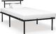vidaXL Rama łóżka, czarna, metalowa, 100 x 200 cm 1