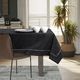 AmeliaHome AmeliaHome obrus plamoodporny VESTA BRD PPG BLACK 120X220 1
