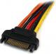 StarTech SATA 15-pin - SATA 15-pin x2, 0.15m, Wielokolorowy (PYO2LSATA) 2