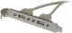 StarTech Panel tylni moduł 2x USB-A (USBPLATE) 1