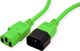 Kabel zasilający Value ROLINE Kabel zasilający C14 - C13, IEC 320, zielony, 0,8 m 1