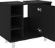 vidaXL Szafka łazienkowa czarna 60x32x53.5cm płyta wiórowa 4