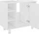vidaXL Szafka łazienkowa wysoki połysk biała 60x32x53.5cm płyta 4