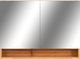 vidaXL Szafka łazienkowa z lustrem led kolor dębowy 80x15x60cm 3