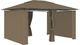 vidaXL Namiot ogrodowy z zasłonami, 4 x 3 m, taupe, 180 g/m 5