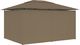 vidaXL Namiot ogrodowy z zasłonami, 4 x 3 m, taupe, 180 g/m 6