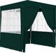 vidaXL Namiot imprezowy ze ściankami, 2x2 m, zielony, 90 g/m 3