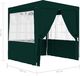 vidaXL Namiot imprezowy ze ściankami, 2x2 m, zielony, 90 g/m 7