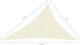 vidaXL Żagiel przeciwsłoneczny, 160 g/m, kremowy, 3x4x5 m, HDPE 5