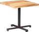 vidaXL Stolik bistro, kwadratowy, 80x80x75 cm, surowe drewno mango 6
