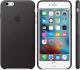 Apple Etui Leather Case do Apple iPhone 6s Plus, Czarne (MKXF2ZM/A) 2