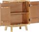 vidaXL Szafka, 60x35x74 cm, surowe drewno mango 3