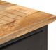 vidaXL Komoda, 110x30x65 cm, lite surowe drewno mango i stal 5