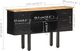 vidaXL Komoda, 110x30x65 cm, lite surowe drewno mango i stal 6