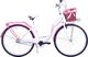 Kozbike (K19) Rower miejski damski Kozbike 28 biało-różowy 3 biegi 1