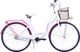 Kozbike (K19) Rower miejski damski Kozbike 28 biało-różowy 3 biegi 3