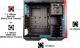Obudowa In Win 503 Midi-Tower, Czarno-czerwony, Okno (503 Black) 5