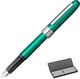 Platinum Pióro wieczne Platinum Plaisir Teal Green, F, zielone matowe 3