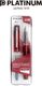 Platinum Pióro wieczne Platinum Prefounte Crimson Red, M, w plastikowym opakowaniu, na blistrze, bordowe 4