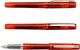 Platinum Pióro wieczne Prefounte Vermilion Orange, M, w plastikowym opakowaniu, na blistrze, pomarańczowe 5