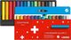 Caran d`Arche Kredki akwarelowe woskowe CARAN D'ACHE Swisscolor, kartonowe pudełko, 15 szt. 2