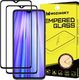 Wozinsky Wozinsky zestwaw 2x super wytrzymałe szkło hartowane Full Glue na cały ekran z ramką Case Friendly Xiaomi Redmi Note 8 Pro czarny 1