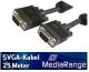 Kabel MediaRange D-Sub (VGA) - D-Sub (VGA) 25m czarny (MRCS126) 1