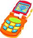 MalPlay TELEFON EDUKACYJNY Z KLAPKĄ Gra Świeci SMARTFON pomarańczowy 3